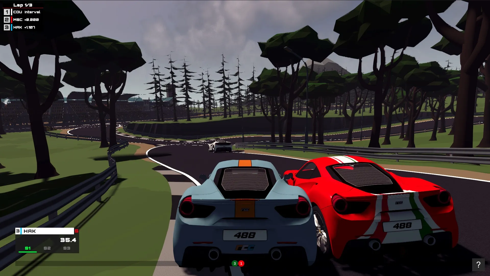 Sirocco Race Timing - Race Standings UI